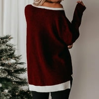 Buigttklop Nema granica džemperi za žene odobrenje plus veličine Žene i vinti Ležerni pulover O-decloose džemper pleteni džemper