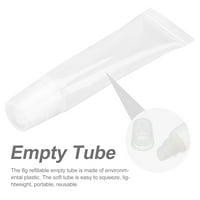 Glos za usne cijevi EMPLET-a za punjenje posuda za punjenje Clearbals Clear kade Mini kontejner Stisnite šminku Pribor Jar