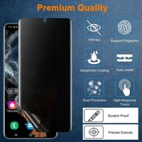 [2+ pack] za Samsung Galaxy S ultra ultra zaštitni zaštitnik privatnosti [Podrška otisak prsta] Anti-špijun