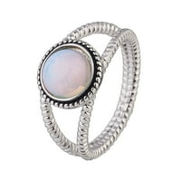 Do 65% popusta na AMLBB retro šarm Ženski vjenčani prsten za angažman svjetlosni kameni jaja oblik ge