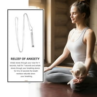 Prijenosna ogrlica za meditaciju Kreativna za disanje Ogrlica izvrsna ogrlica za razmišljanje o smirivanju