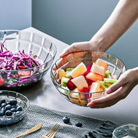 Yi salata Bowl Eko-prijateljski veliki kapacitet plastični snack posluživanje salata za dom
