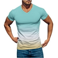 HOT6SL MENS V CACT T Majica s kratkim rukavima Majica V-izrez Majica s kratkim rukavima za muškarce