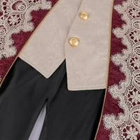 Penkiiy guta - repni kaput za muškarce za čišćenje muškaraca patchwork ovratnik dugih rukava kostim Cosplay lastavica-repni kaput vinski lastavi repni kaput