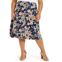 Kolekcija Ženska tiskana Zip prednja suknja Ružičasta veličina m