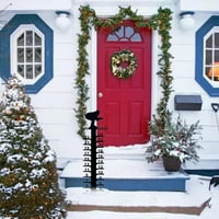 Wepro mjeri mjerač snijega, snježni snijeg, ručno rađeni metalni vrtni vrtni šerpir, božićna kolica, božićna kiša na otvorenom ukras poklon