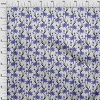Onuone pamučne kombričke ljubičaste tkanine cvjetni retro prestanak opskrbe Ispisuje šivanje tkanine