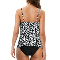 Ljetni leopard Print Tankini kupaći kostimi za žene Dvije kupalište kupaći kostimi Tržni upravljački