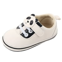 Yinguo Toddler Cipele mekani jedini crtani panda čipke up casual cipele princeze cipele Toddler cipele crna 13