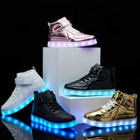 Djeca LED svjetla Up cipele USB punjenje treperi svjetlo gore visoko-top tenisice za dječake i djevojčice