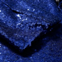 Blazer jakne za žene stilski čvrsti odijelo Blazer Business Wedding Party Outth Jakna za bluzu Tamno plava L