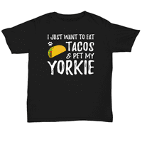 Yorkie Taco Lover Majica Cinco de Mayo Dog Mom Day