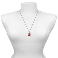 Delight nakit silvertone crvena haljina Silvertone uživo u životu koji ste zamislili ogrlicu za šarm, 23