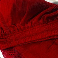 Uorcsa šorc pokrivaju temperament za crtanje ličnosti cvjetne meke tajice kratke ženske hlače crvene