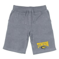 Towson University Tigrors Premium Fleece kratke hlače Heather Siva velika