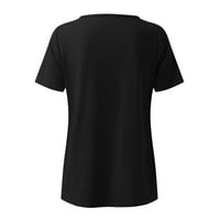 Ženske majice Žene Print T majice V izrez Ljetni kratki rukav Tees Ženski vrhovi