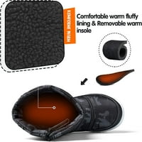 Komforme Childs Sony Boots Vodootporni maskirni dječaci zimske čizme Big Kid Veličina 1