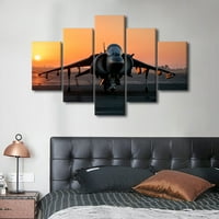 Uokvireni platneni zidni set, 60 X40 AV-8B Harrier Fighter Jets Canvas Art Decor