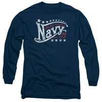 Navy - Stars - Košulja s dugim rukavima - XXX-Large