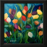 Tulips Galore, Botanička uokvirena umjetnost Print Wall Art by Ruth Palmer Originals koji prodaje Art.com