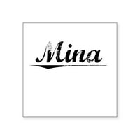 Cafepress - Mina, Vintage Square naljepnica - Square naljepnica 3 3