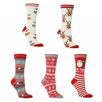 Božićne papučene čarape Žene nejasne čarape Gripper ne klizne čarape atletika ugodna topla zima