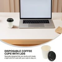 Za jednokratnu upotrebu kafe šalice za kavu za uzimanje dvostrukog papira sa poklopcem