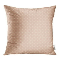 Pink Vintage Trendy Polka Dot Beige Breskva Sažetak kruga Klasična boja tačkasta jastučna jastuk na