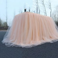Multi Colors Stol suknja Tille Stoni suknje Direnje za objedovanje Dekor za vjenčanje Hotel Dekoracija