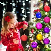 Ukrasi božićne kuglice Bo Tree ukrasi plastični sjajni kuglica