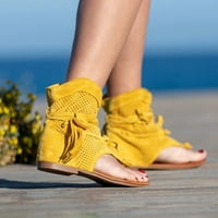 Žene djevojke retro boemske tassel sandale rimske plažne cipele čizme