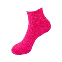 Čarape Žene nejasne ugodne papuče Socks toplo meka zimske plišane čarape za spavanje