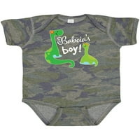 Inktastic babcias boy unuk Dinosaur Daft Baby BodySuit