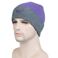 Beanie HATS za žene Muškarci Zimska šešir Topli kabeli pleteni kape, meko rastezanje debele slatke pletene kape za skijanje hladnog vremena