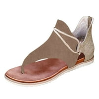 Žene ljetne cipele cipele sa zatvaračem Comfy sandale Stanovi Lady Casual Beach Sandals potporne sandale