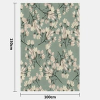 BESPLATNA Flannel Biljka cvijeća Početna Essentials Ultra-meka udobne estetske deke za kauč za žene