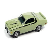 Plymouth Road Runner Mist, Green - Auto World Awsp096 24A - Cjel Diecast automobil