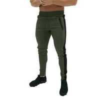 fvwitlyh muns kaki hlače Muškarci NO Iron Khaki Slim Fit ravni prednji casual pant