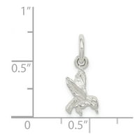 Sterling Silver Hummingbird Charm QC2618