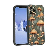 Mysticl-Forest-gljive - Telefonska futrola za iPhone Pro za žene Muškarci Pokloni, Mekani silikonski