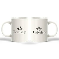 Ladyship Lordship 11oz plastična šolja za kafu