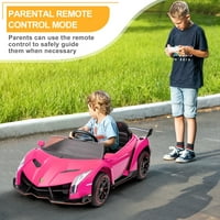 Godecor Ride na automobilu 12V licencirani Lamborghini, baterija Sportska igračka automobila sa roditeljskom