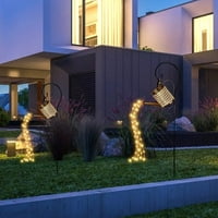 Star Thoust Garden Art LED svjetla, solarna zavodnica može se bajska svjetla, navodnjavanje tuširanja, svijetli niz, vrtna svjetla, zalijevanje može svijetla bajke, solarno zalijevanje svjetla