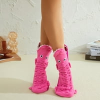 Wassery smiješne čarape pletene životinjske krokodile čarape Whimsical Alligator pletenje manžetne zime