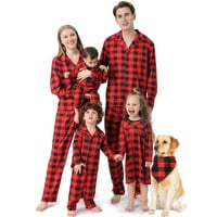 Buigttklop Božićni roditelj-dječja odjeća, novi simpatični modni božićni plaćeni porodični i američki pajamas roditelj-dijete