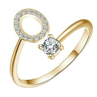 14K pozlaćeni rublje zvona zvonaste prstenje otvoreni prstenovi Prijedlog poklona bridalna angažmana