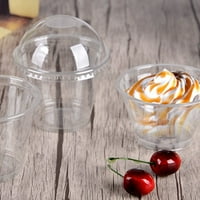 250ml za jednokratnu upotrebu salata za jednokratnu upotrebu prozirna plastična desertna posuda sa poklopcem za Bar Cafe Home