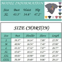 Hanas vrhovi Ženski ljetni za slobodno vrijeme, američka zastava i suncokret Ispiši majice, kratki rukav