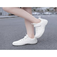 Harsuny Cheer Cipele za djevojčice navijačke atletske plesne cipele mrežaste tkanine stanovi Teniski školski tenisice bijela bijela 12c
