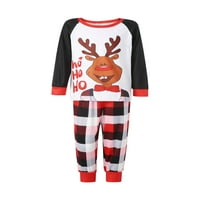 Božićna porodica Pajamas Odmori za odmor Podešavanje PJS set Spavaće odjeće Elk Xmas Jammies za parove